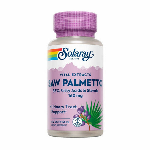 Solaray, Saw Palmetto Berry Extract, 160 mg, 60 Softgels