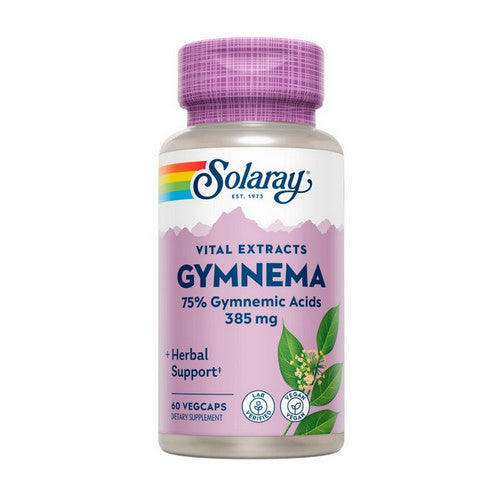 Solaray, Vital Extracts Gymnema, 385 Mg, 60 Veg Caps