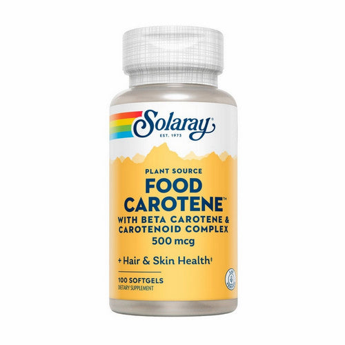 Solaray, Plant Source Food Carotene, 10,000 IU, 100 Softgels