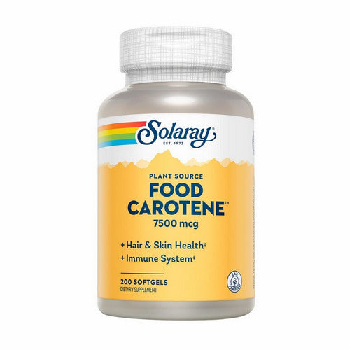 Solaray, Plant Source Food Carotene, 25,000 IU, 200 Softgels
