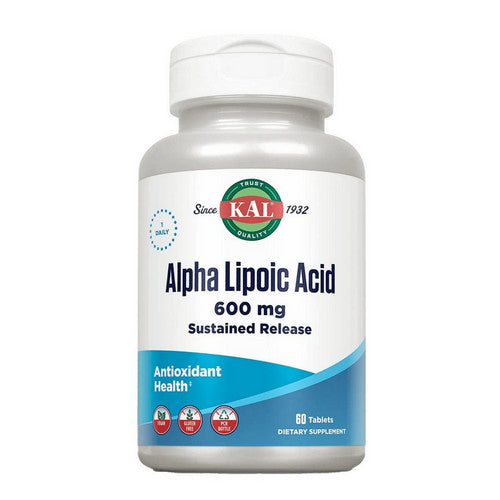 Kal, Alpha Lipoic Acid, 600 Mg, 60 Tabs