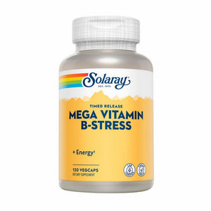 Solaray, Mega Vitamin B-Stress Timed Release, 120 Veg Caps