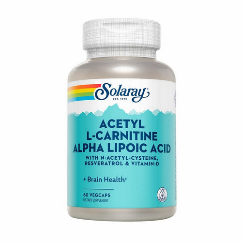 Solaray, Acetyl L-Carnitine Alpha Lipoic Acid, 60 Veg Caps