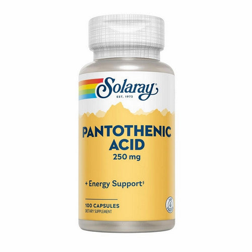Solaray, Pantothenic Acid, 250 mg, 100 Caps