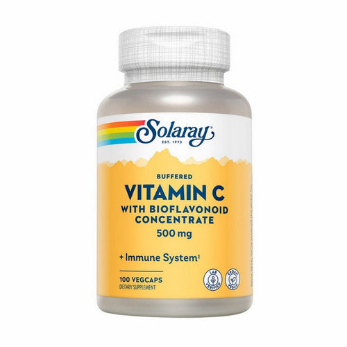 Solaray, Vitamin C With Bioflavanoids Concentrate, 500 mg, 100 Caps