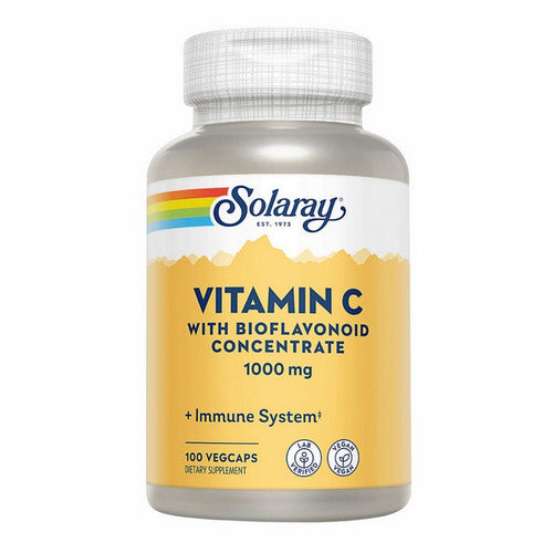 Solaray, Vitamin C With Bioflavanoids Concentrate, 1000 Mg, 100 Veg Caps
