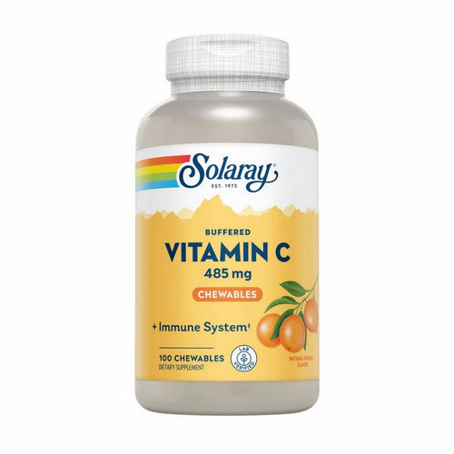 Solaray, Vitamin C Chewable, 500 mg, Orange 100 Wafers