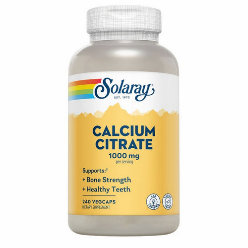Solaray, Calcium Citrate, 250 Mg, 240 Caps