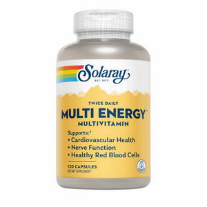 Solaray, Twice Daily Multi Energy Multivitamin, 120 Caps