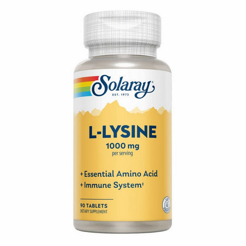 Solaray, L-Lysine, 1,000 mg, 90 Tabs