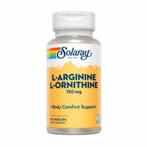 Solaray, L-Arginine & Ornithine, 50 Caps