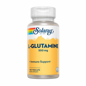 Solaray, L-Glutamine, 500 mg, 100 Caps