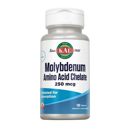 Kal, Molybdenum Amino Acid Chelate, 250 Mcg, 100 Tabs
