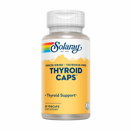 Solaray, Thyroid Caps Freeze Dried, 60 Veg Caps