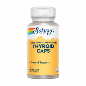 Solaray, Thyroid Caps Freeze Dried, 60 Veg Caps