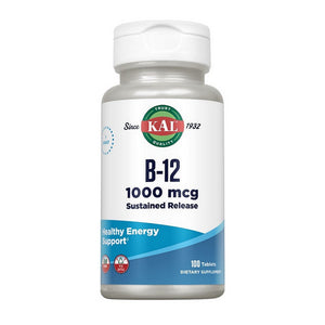 Kal, B-12 Sustained Release, 1000 Mcg, 100 Tabs