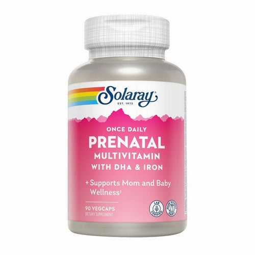 Solaray, Once Daily Prenatal, 90 Caps
