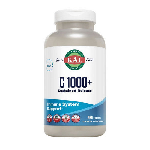 Kal, C 1000+ Sustained Release, 250 Tabs