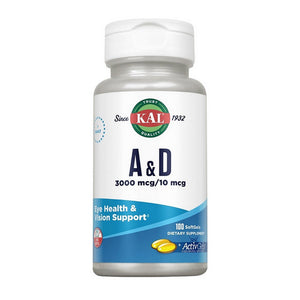 Kal, A & D, 100 Softgels