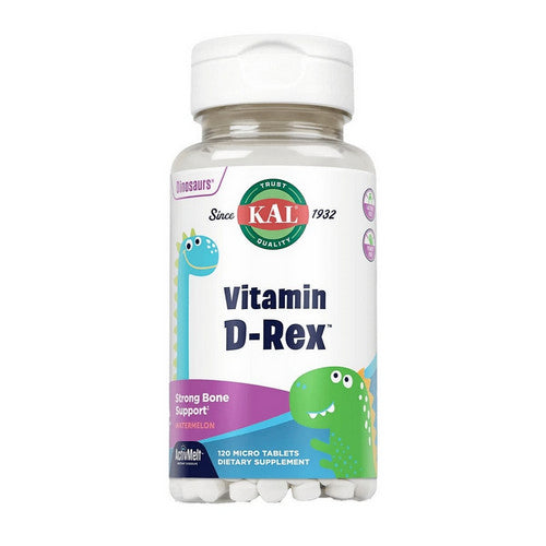 Kal, Vitamin D-Rex ActivMelt, Watermelon 120 Tabs