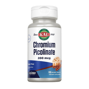 Kal, Chromium Picolinate ActivMelt Cinnamon Bun, 200 mcg, 120 Micro Tabs