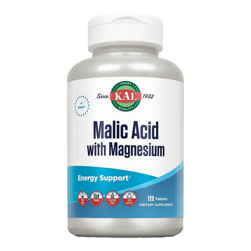 Kal, Malic Acid With Magnesium, 120 Tabs