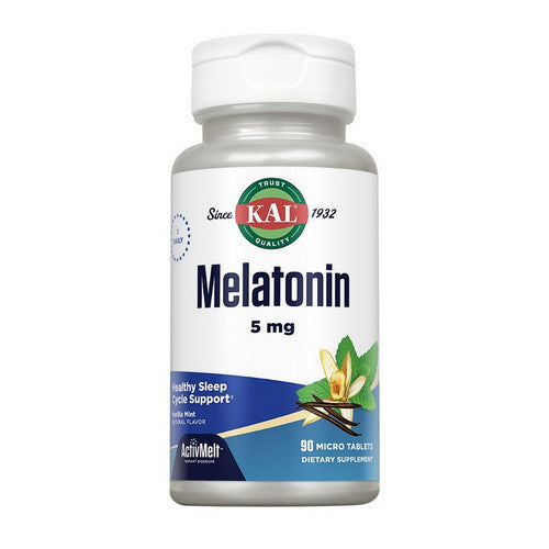 Kal, Melatonin ActivMelt, 5 mg, 90 Tabs