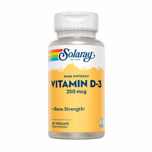 Solaray, Vitamin D-3, 400 IU, 60 Caps