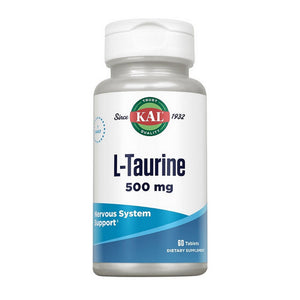 Kal, L-Taurine, 500 mg, 60 Tabs