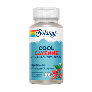 Solaray, Cool Cayenne with Butcher's Broom, 90 Veg Caps