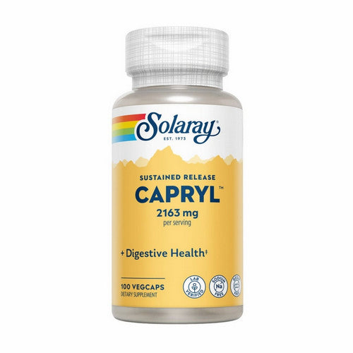 Solaray, Capryl, 2163 Mg, 100 Veg Caps