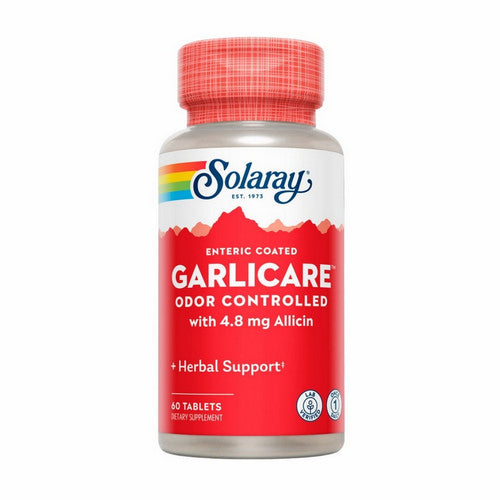 Solaray, Enteric Coated Garlicare, 60 Tabs