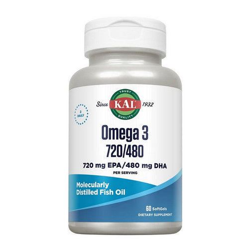 Kal, Omega 3 720/480, 60 Softgels