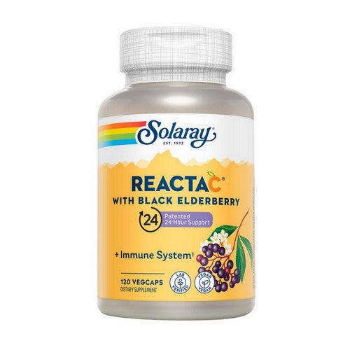 Solaray, Reacta-C + Elderberry, 120 Caps
