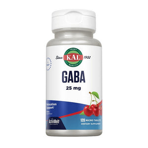Kal, Gaba Cherry, 25 Mg, 120 Tabs