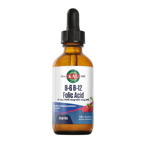 Kal, B-6 B-12 Folic Acid Dropins Natural Mixed Berry, 2 Oz