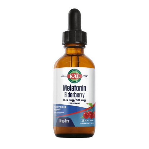 Kal, Melatonin Elderberry Cherry, 2 Oz