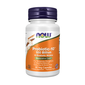Now Foods, Probiotic-10, 100 Billion, 30 Vcaps