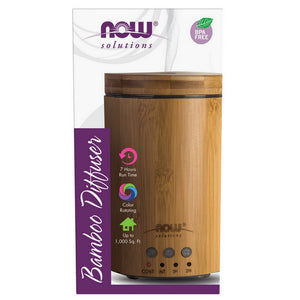 Now Foods, Ultrasonic Real Bamboo Diffuser, 1 Count
