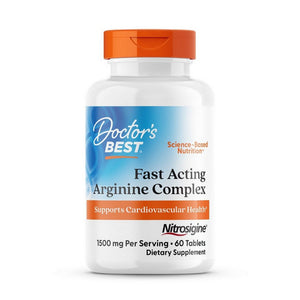Doctors Best, Fast Acting Arginine Complex, 1500 Mg, 60 Tablets