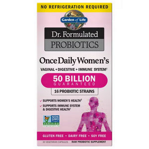 Garden of Life, Dr. Formulated Probiotics Once Daily Women's, 50 Billion, 30 Veg Caps