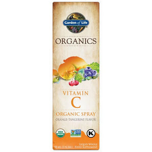 Garden of Life, Vitamin C Organic Spray Orange Tangerine Liquid, 2 Oz