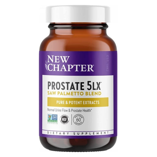 New Chapter, Prostate 5LX Saw Palmetto Blend, 60 Veg Caps