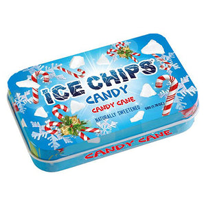 Ice Chips Candy, Hand Craftted Candy Tin Candy Cane, 1.76 Oz