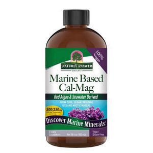 Nature's Answer, Marine Based Calcium And Magnesium Liquid, 500 / 250 Mg, 16 Oz