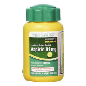 Life Extension, Aspirin, 81 mg, 300 Tabs