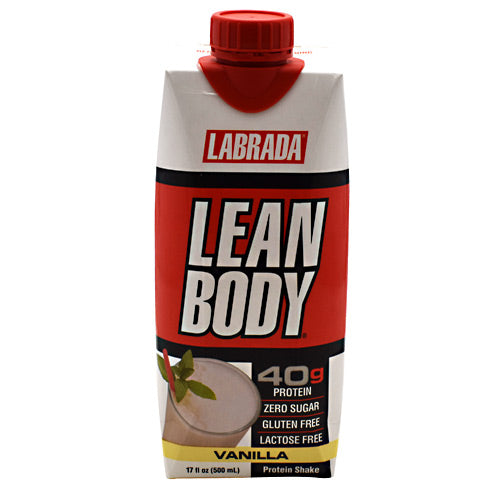 LABRADA NUTRITION, Lean Body, Vanilla 17 oz(Packof 12)
