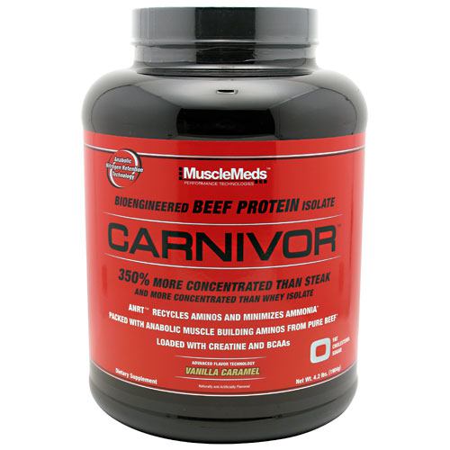 Muscle Meds, Carnivor, Vanilla Caramel 4 lbs