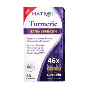 Natrol, Extra Strength Turmeric, 60 Caps