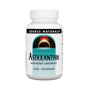 Source Naturals, Astaxanthin, 12 mg, 90 Softgel